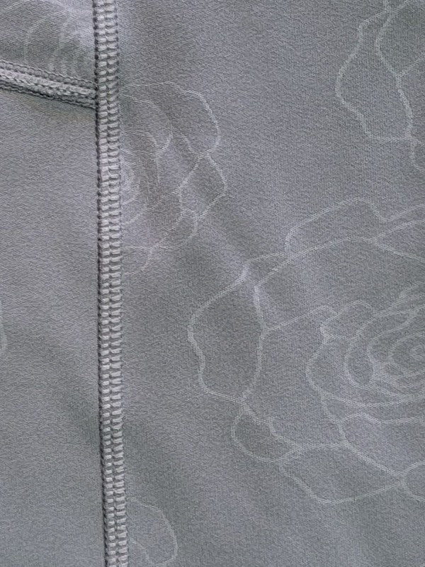 Muted Abstract Design Tech Pockets Active Leggings