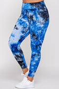 Thumbnail of PLUS SIZE High rise Tie Dye Active Leggings