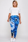 Thumbnail of PLUS SIZE High rise Tie Dye Active Leggings
