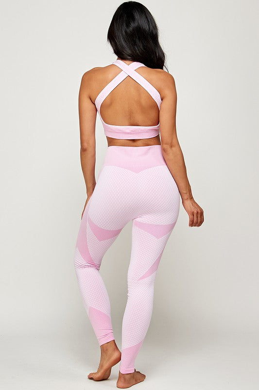 PLUS SIZE SEAMLESS ACTIVEWEAR SET