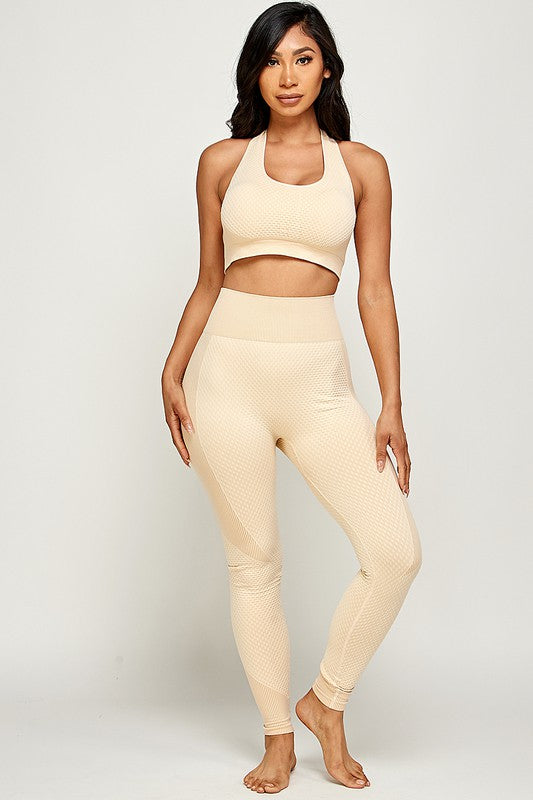 PLUS SIZE SEAMLESS ACTIVEWEAR SET