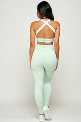 PLUS SIZE SEAMLESS ACTIVEWEAR SET