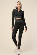 Thumbnail of SEAMLESS POP UP  ZIP UP ACTIVEWEAR SET