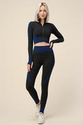 Thumbnail of SEAMLESS POP UP  ZIP UP ACTIVEWEAR SET
