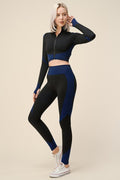 Thumbnail of SEAMLESS POP UP  ZIP UP ACTIVEWEAR SET