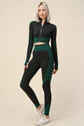 Thumbnail of SEAMLESS POP UP  ZIP UP ACTIVEWEAR SET