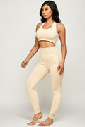 Thumbnail of PLUS SIZE SEAMLESS SPORTS BRA ACTIVEWEAR SET