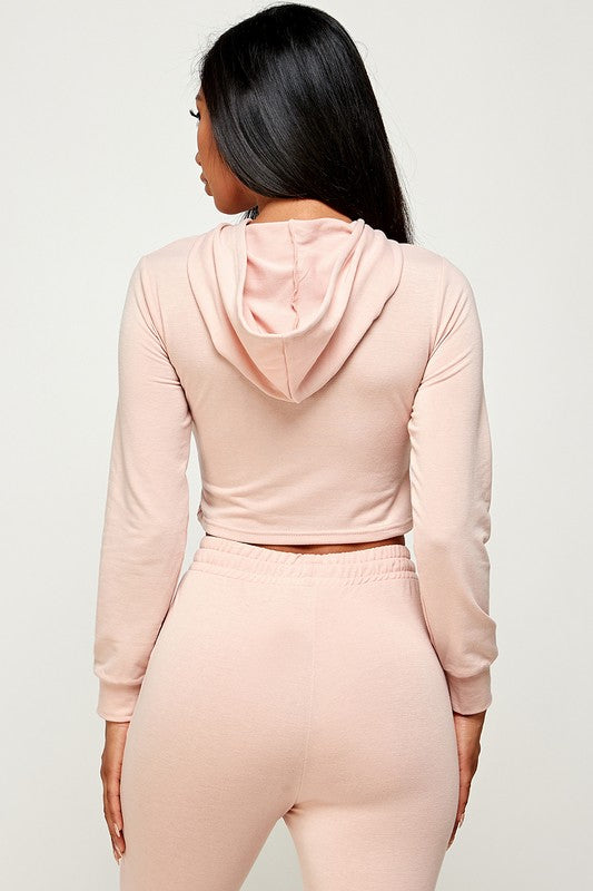 French Terry Hoodie TWO  Pieces Set