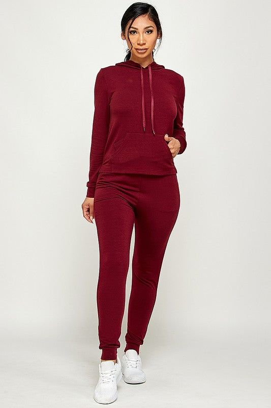 French Terry Hoodie TWO  Pieces Set