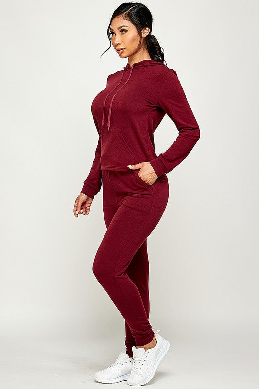 French Terry Hoodie TWO  Pieces Set