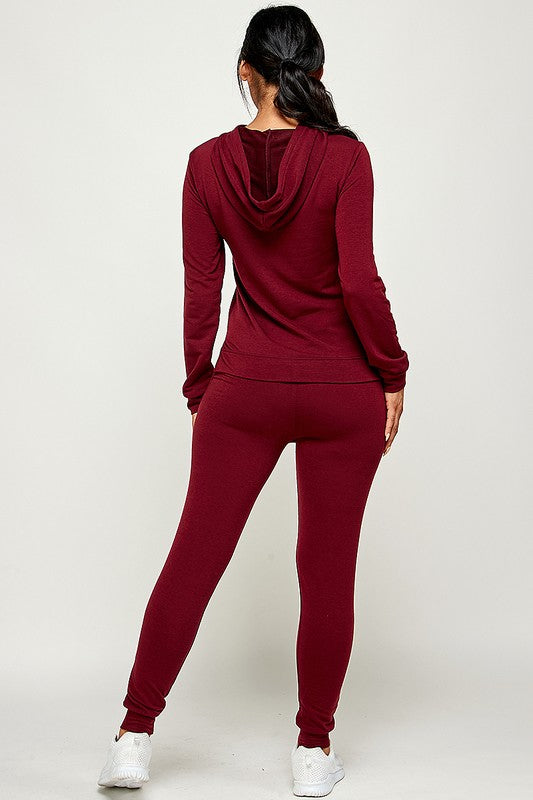 French Terry Hoodie TWO  Pieces Set