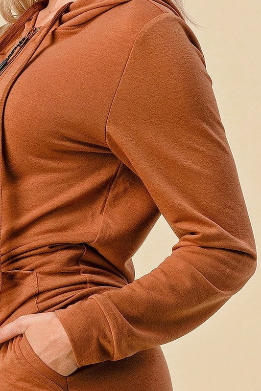 French Terry Hoodie TWO  Pieces Set