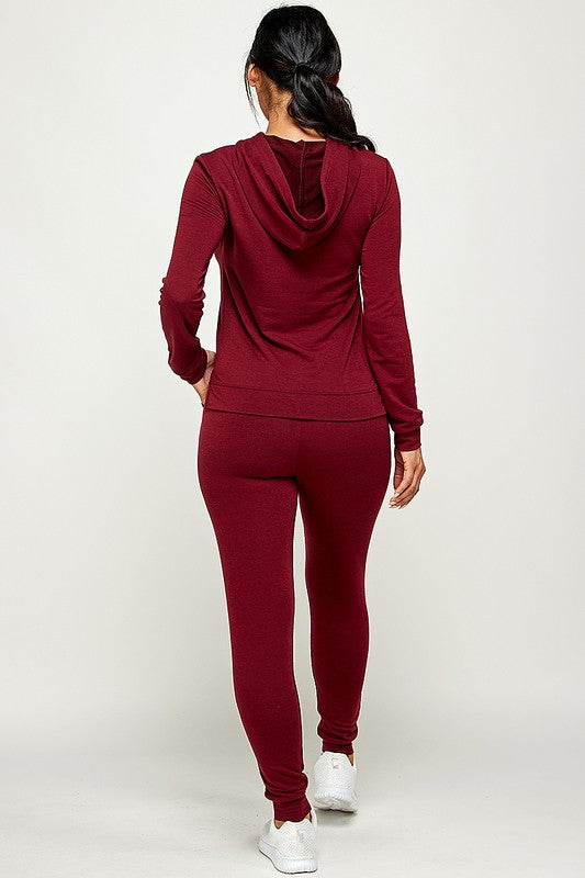 French Terry Hoodie TWO  Pieces Set