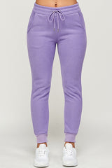 Drawstring elastic waistband Jogger sweatpants