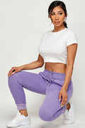 Thumbnail of Drawstring elastic waistband Jogger sweatpants
