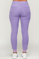 Drawstring elastic waistband Jogger sweatpants