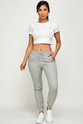 Thumbnail of Drawstring elastic waistband Jogger sweatpants