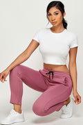 Thumbnail of Drawstring elastic waistband Jogger sweatpants