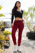 Thumbnail of Drawstring elastic waistband Jogger sweatpants