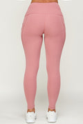 Thumbnail of solid color yoga legging with Wide waist band