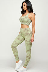 TWO PIECE TIE DYE ACTIVEWEAR  SET
