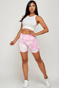 Thumbnail of TIE DYE ACTIVEWEAR SHORTS