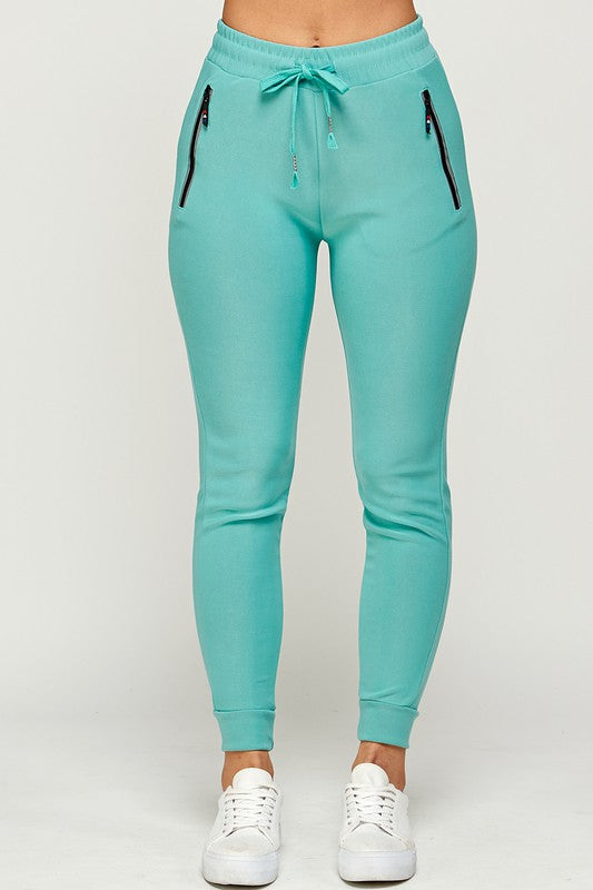Scuba Jogger With   Side zipper and Drawstring