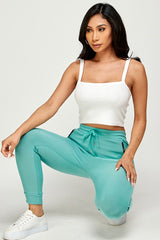 Scuba Jogger With   Side zipper and Drawstring