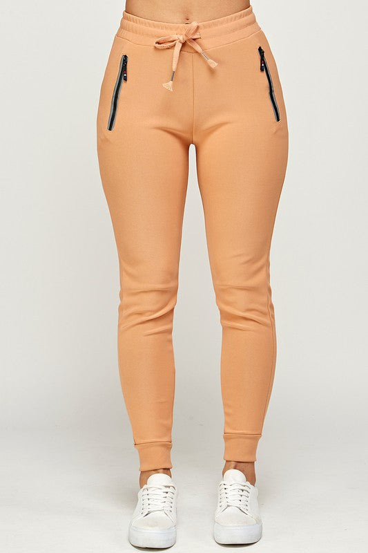 Scuba Jogger With   Side zipper and Drawstring