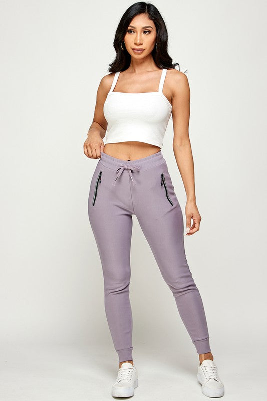 Scuba Jogger With   Side zipper and Drawstring