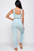 Thumbnail of TWO PIECE PADDED BRA AND YOGA LEGGINGS SET