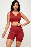Thumbnail of ACTIVE CROP TOP AND BIKER SHORT SET
