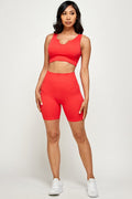 Thumbnail of ACTIVE CROP TOP AND BIKER SHORT SET