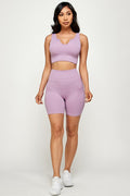 Thumbnail of ACTIVE CROP TOP AND BIKER SHORT SET