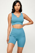 Thumbnail of ACTIVE CROP TOP AND BIKER SHORT SET