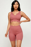 Thumbnail of ACTIVE CROP TOP AND BIKER SHORT SET