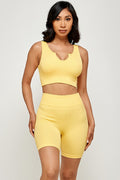 Thumbnail of ACTIVE CROP TOP AND BIKER SHORT SET
