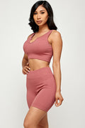 Thumbnail of ACTIVE CROP TOP AND BIKER SHORT SET