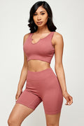 Thumbnail of ACTIVE CROP TOP AND BIKER SHORT SET