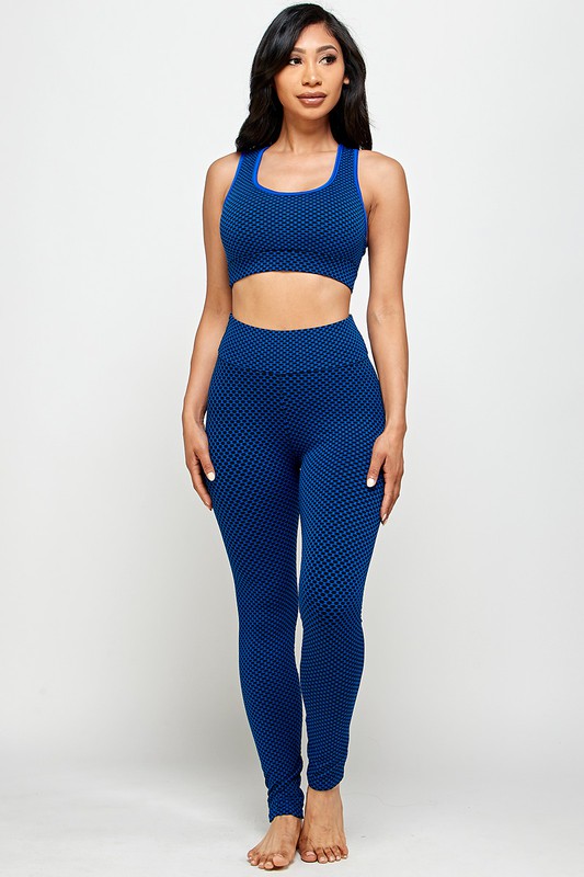 TWO  PC TIK TOK BUTT LIFTED LEGGINGS