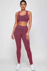 TWO  PC TIK TOK BUTT LIFTED LEGGINGS