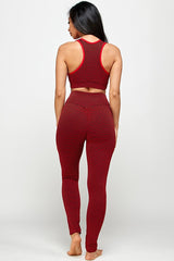 TWO  PC TIK TOK BUTT LIFTED LEGGINGS