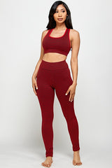 TWO  PC TIK TOK BUTT LIFTED LEGGINGS