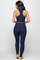 Textured BUTT LIFTED TWO piece set