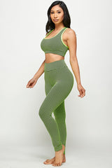 TWO  PC TIK TOK BUTT LIFTED LEGGINGS