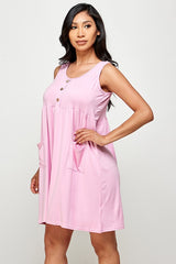 SLEEVELESS SUNDRESS WITH POCKET