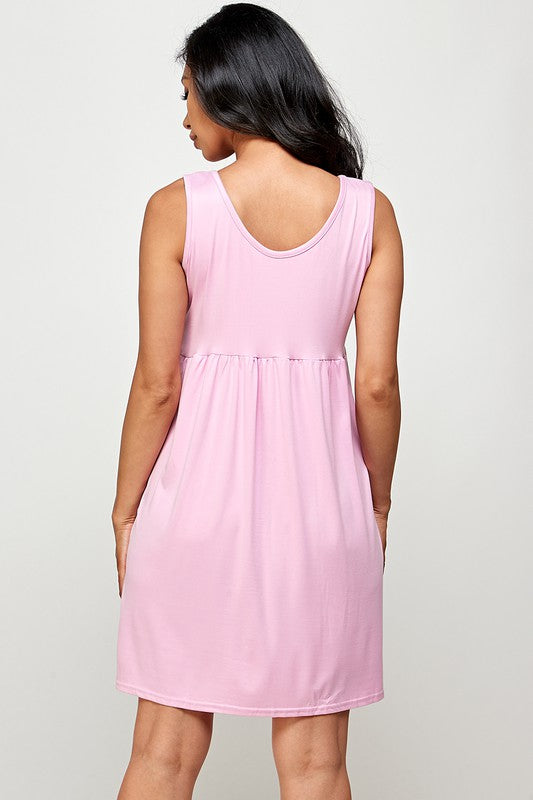 SLEEVELESS SUNDRESS WITH POCKET