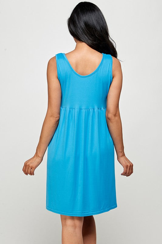 SLEEVELESS SUNDRESS WITH POCKET