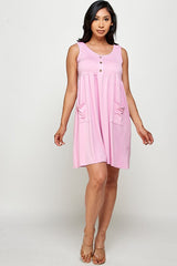 SLEEVELESS SUNDRESS WITH POCKET