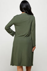 three piece solid cardigan short set